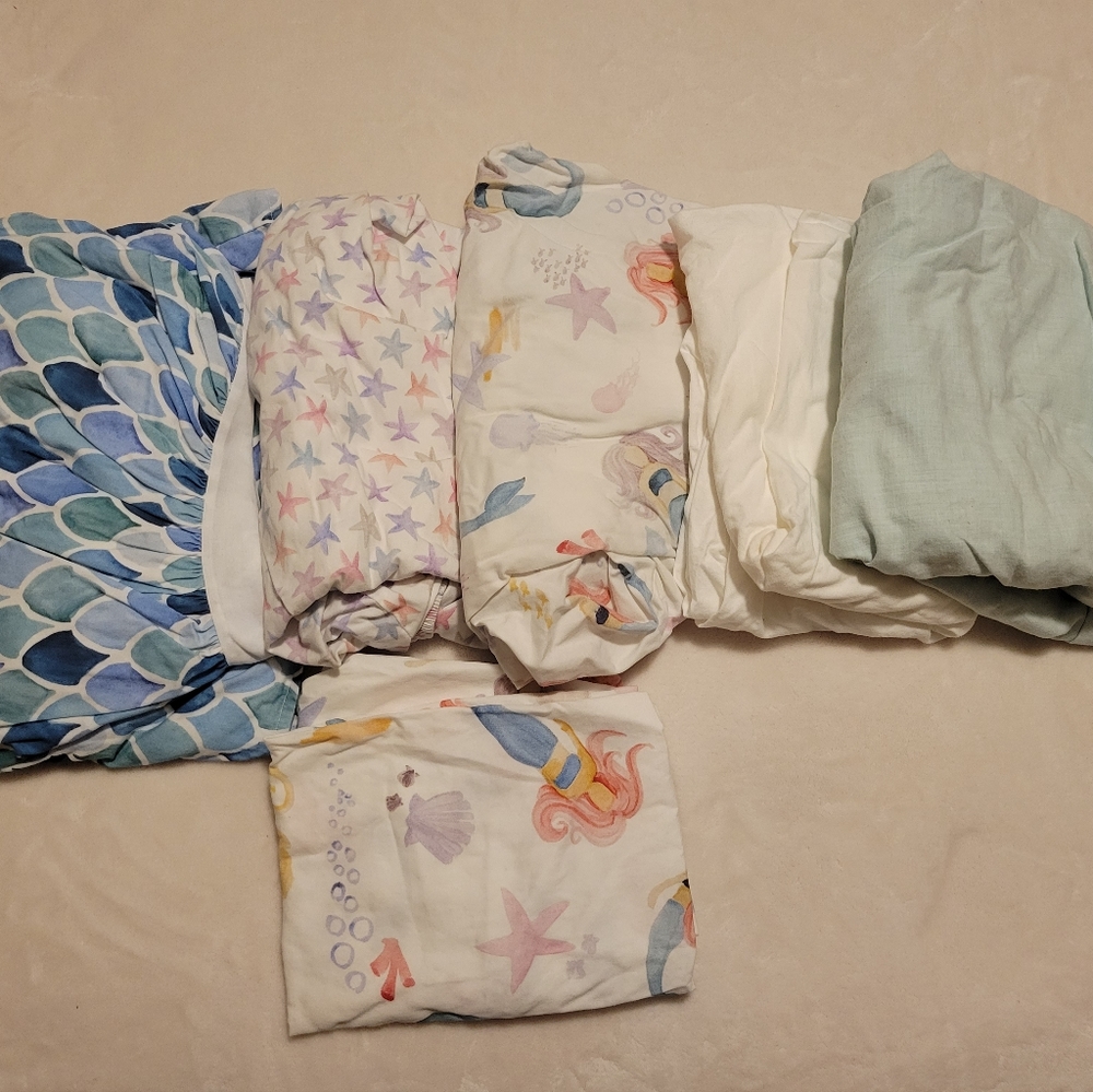 Unique Carousel Designs Mermaid Crib Bedding